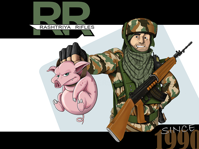 rashtriya rifles t shirt