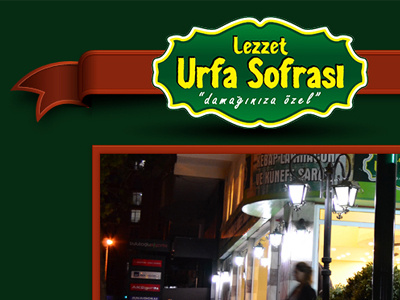 Lezzet Urfa Sofrası design menu navigation web web site