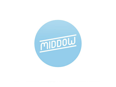Middow blue logo round simple