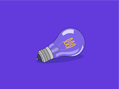 Bulb graphic design illustration vector vivid