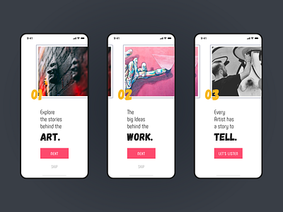 On-Boarding UI app design ios on boarding onboard screen onboarding onboarding screens photo ui