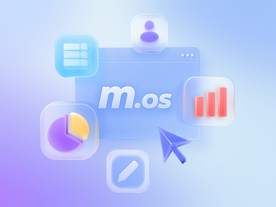 The illustration for M.OS dashboard schedule and monitoring plat branding design illustration ui