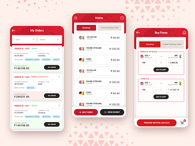 Forex Mobile App abroad convertor currency design foreign exchange forex mobile app money money transfer order currency send money swift transfer travel ui ux