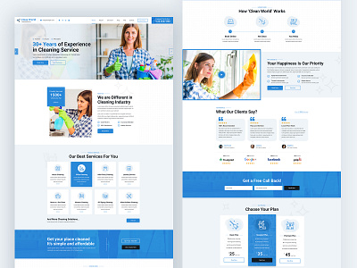 shot4 clean ui cleaning company cleaning service design typography ui ui design ux ux design web webdesign website