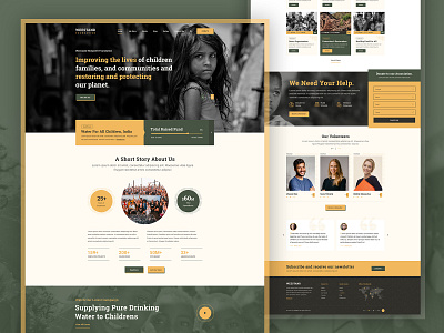 Weestand - Charity PSD Template