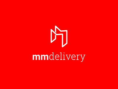 MMdelivery logo branding design
