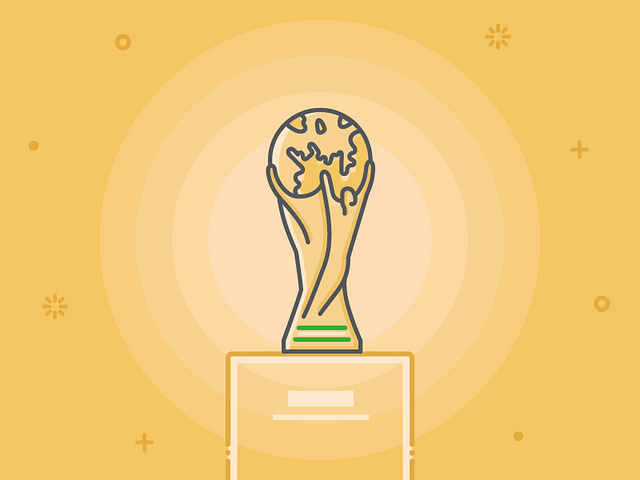 World Cup Freebie Trophy by Sargatal Market on Dribbble