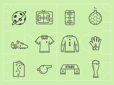 Soccer Planet Icons beer football glove icons lab media mobile planet shirt shoe soccer tv