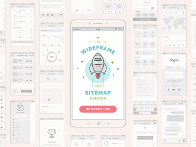 Mobile Wireframe And Sitemap Generator By Sargatal Market On Dribbble