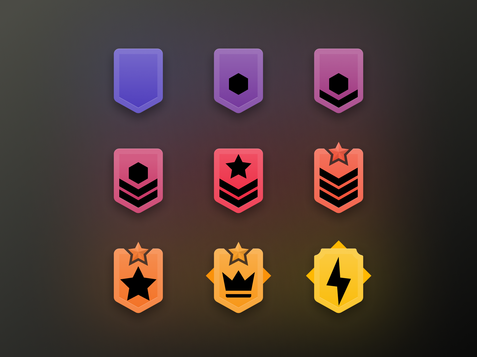 ROUVY Career Badges By Daniel M slo On Dribbble