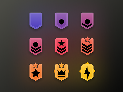 ROUVY Career badges