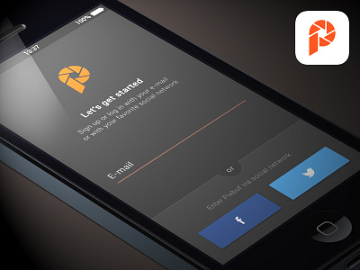 Pixbuf login app button form input ios iphone social