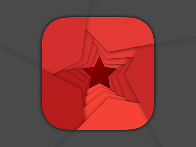 Material Star icon ios material red russia star