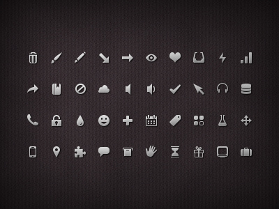 starting icon pack glyphs icon icons kit ui