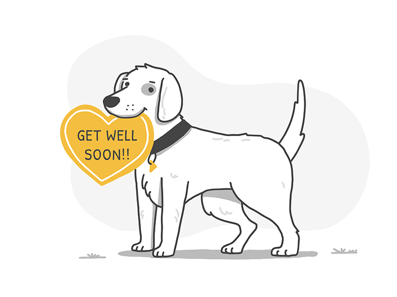 Ruff Ruff!! Who's There? animation care cartoon character character art design dog dog tail doodle health illustration love pet pet care pet love tail wiggle