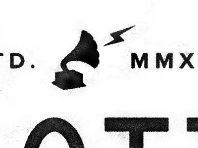 Music Production Logo Detail detail gramophone lightning logo music sound