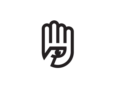 Hamsa - Eye in Hand eye hamsa hand icon logo