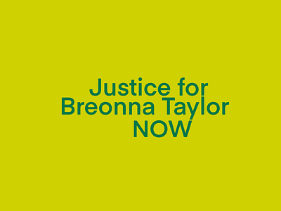 Justice for Breonna Taylor