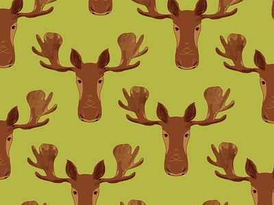 Moose moose pattern