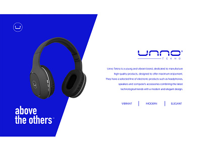 Unno Tekno / Branding accessories branding design elegant headphones identity modern photography product speakers technology trending vibrant visual
