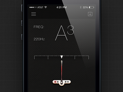 Tunnerin android app apple beta ios ios7 metronome music recorder tuner tunnerin ui