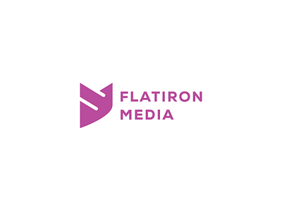 Flatiron Media agency logo simple