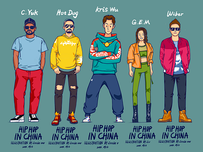 There are hip hop in China.