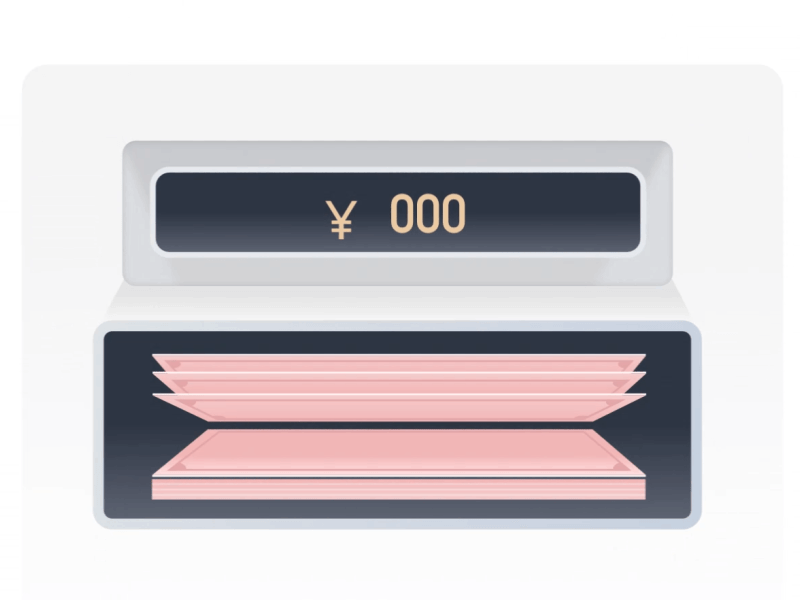 Cash dispenser by Tsubasa on Dribbble