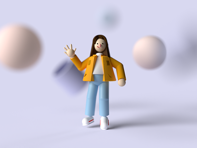 Being a toy 3d 3d art adobe adobe creative cloud adobe photoshop character character design clean clothes color concept creative gradients illustration minimalist toy visual design