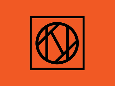 Kalopsia Collective Logo 2016 art deco bold company design graphic kalopsia collective logo minimalistic orange scotland textiles vintage