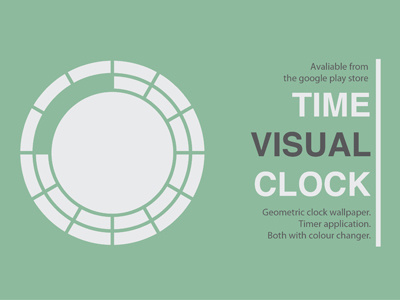 TImeVisual Clock Poster