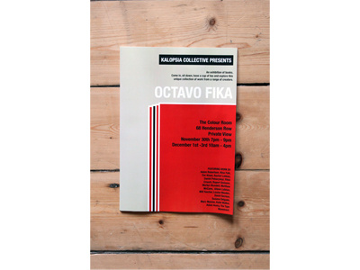 Octavo Fika posters digital exhibition graphic design minimalist poster print retro