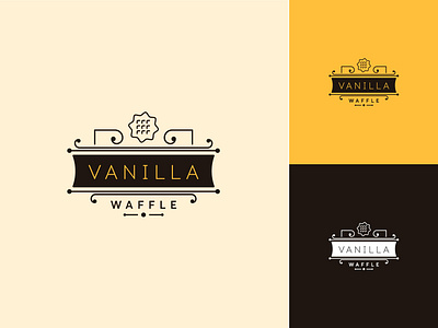 Vanilla logo branding design fashion icon illustration logo typography vector web