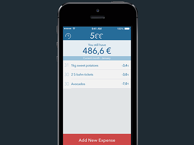 500€ iOS app