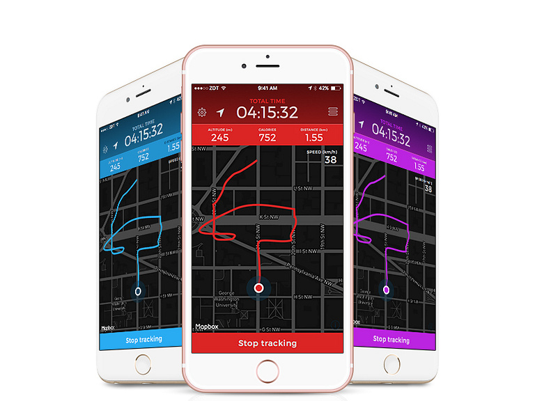 Route Tracker New Ui by Szab for App Design Templates on Dribbble