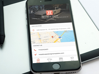 Car Dealer iOS app - Home