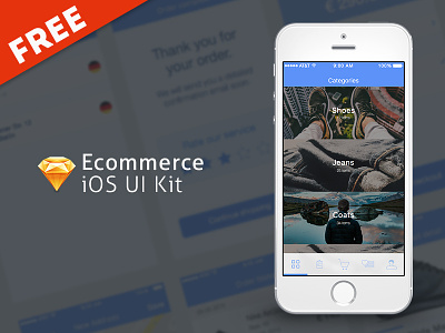 Free Ecommerce Ui Kit ecommerce free freebie ios kit shop sketch ui ux