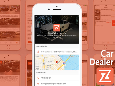Car Dealer iOS app Ui layout