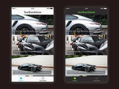 New iOS app template design app ios iphone mobile template ui ux