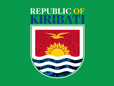 Republic of Kiribati branding graphic design logo