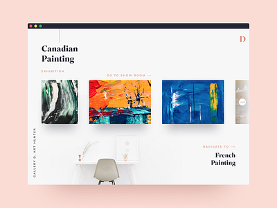 Painting Gallery Page Design
