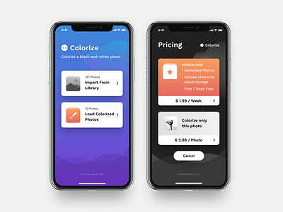 iOS App Design Concept