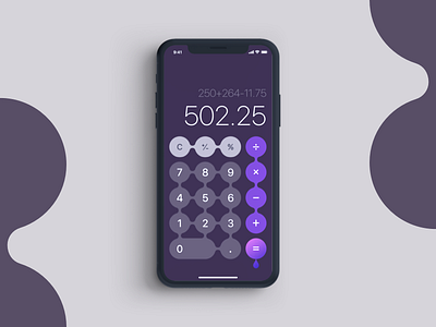 Calculator calculator design iphonex ui