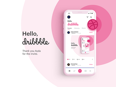 Hello Dribbble