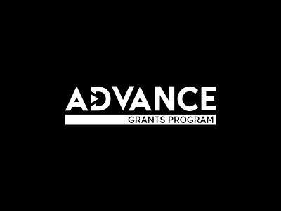 ADVANCE Grants Program artdirection branding design graphic design lilit logo typography vector