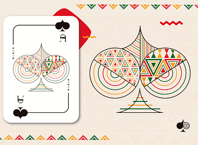 Playing Cards A1 1 a african color design graphic design illustration nuba playing cards ui ux vector