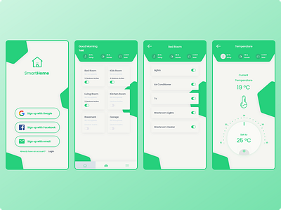 SmartHome - Prototype app design prototype smarthome ui xd design