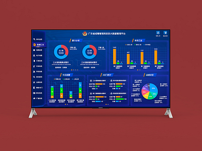 Big data management platform typography ui