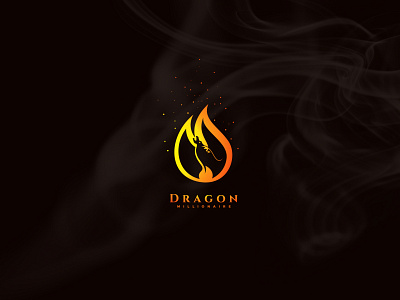 Dragon Millionaire dragon fire minimal simple vibrant