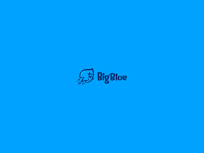 big blue drop flatdesign ghost happy ink printing simple